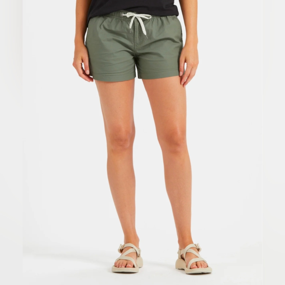Vuori Ripstop Shorts Women's Large Army Green